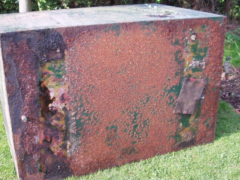 Corroded Oil Tank